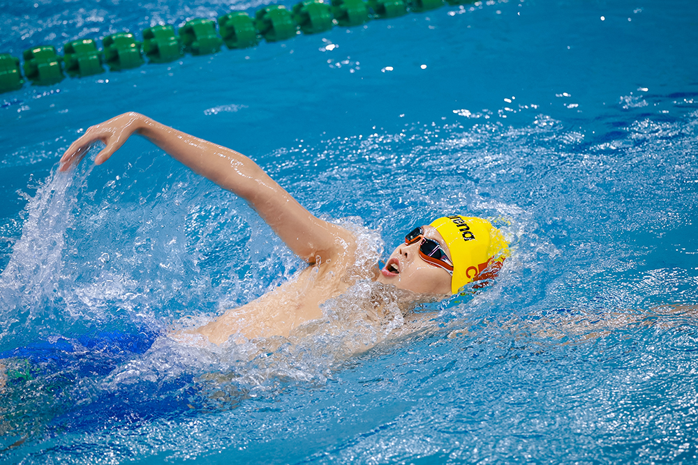 海南瓊海游泳隊，歷史首金！